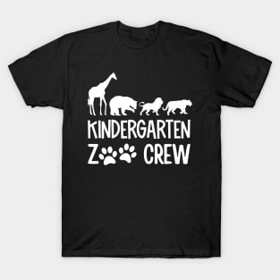 Kindergarten zoo crew matching Teacher Students School T-Shirt